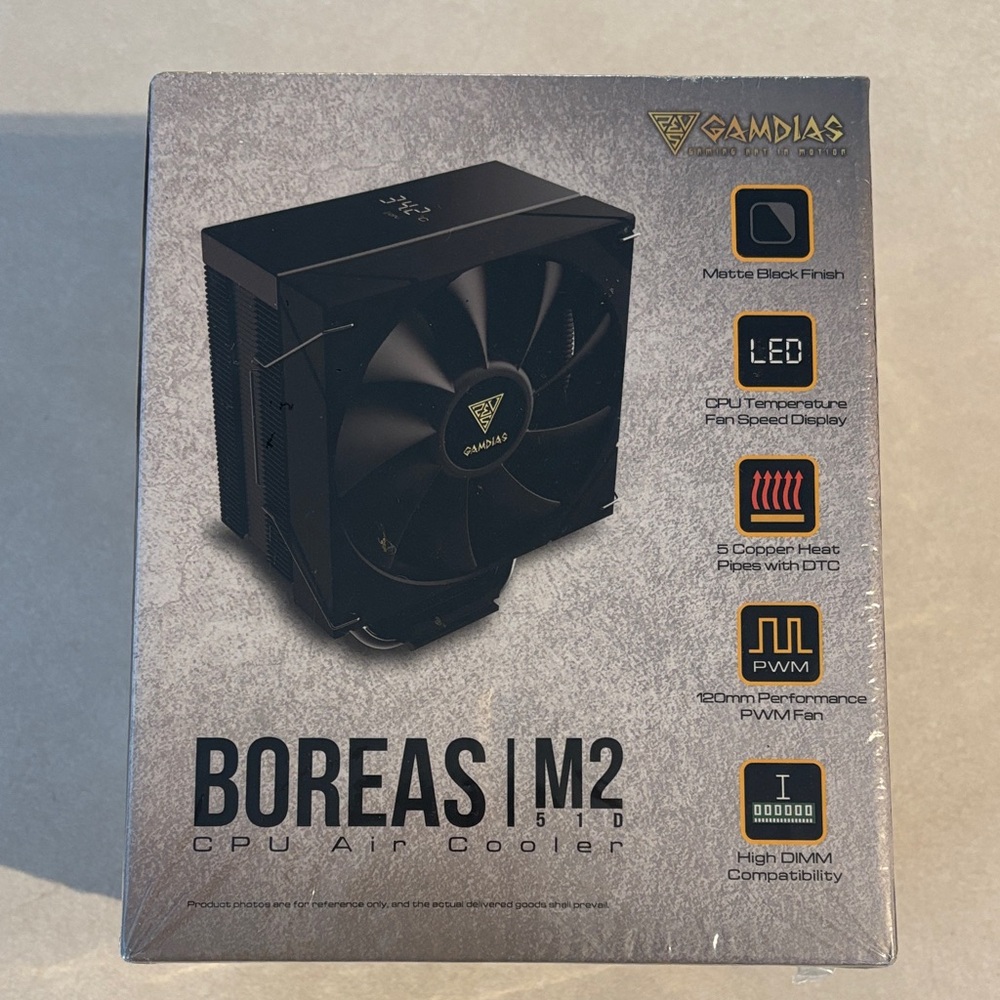 Boreas M2 CPU Air Cooler - Black